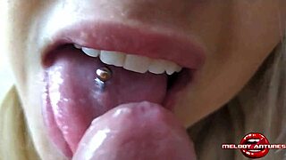 Damn, this blonde took a hard pounding and cum on her ass in lingerie - Melody Antunes!