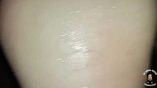 Blonde Neighbor Fucked Hard in Russian Bathhouse with Massive Facial