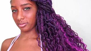 Jasminy Villar's first double anal penetration with monster cocks