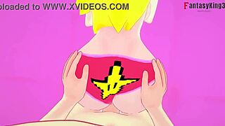Peach POV: Cartoon Blonde’s Naked Hotel Fun. Ready for This?