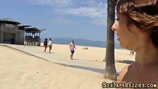 Teen lesbian fingers and eats pussy in homemade reality scene