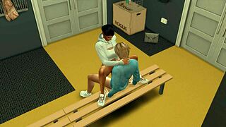 Milf Brunette Cheats With Big Cock In Gym Anal