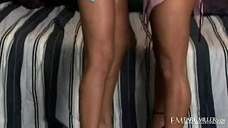 beauty renee perez cums hard while asian haylee le licks her twat