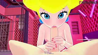 Peach POV: Cartoon Blonde’s Naked Hotel Fun. Ready for This?