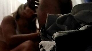 Amateur Blonde Gives Specific Blowjob