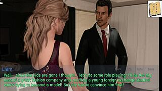 a wife and stepmother in lingerie