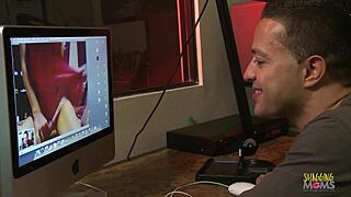 Blonde Sucks Producer's Dick