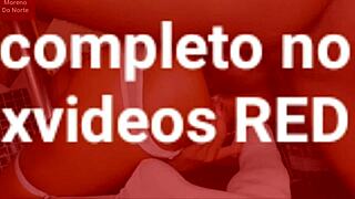 brunette ebony babe enjoys anal assfucking with cum on her skinny ass