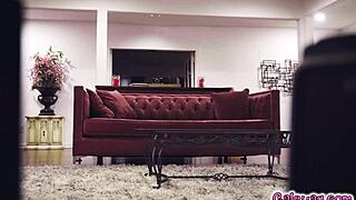 Naughty Sabina Rouge Wants to Have Sex with Her Straight Friend Scarlett Sage and Rigs Hidden Cameras in Her Apartment So We Can Watch the Progress