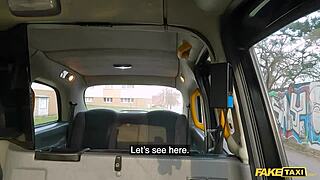 Redhead milf rides big dick in taxi 😘