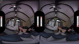 Black Widow Rides Your Cock in VR Cosplay Parody