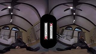 Black Widow Rides Your Cock in VR Cosplay Parody