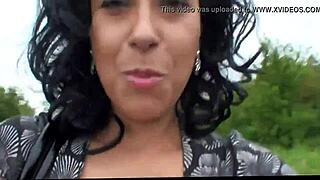 Danica Collins Flashing Outdoors at JustDanica Com