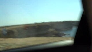 Hardcore car sex with a twist: ocean views