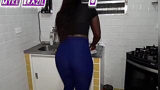 Latina Fernanda Chocolate Has Intense Sex with Husband After Gym