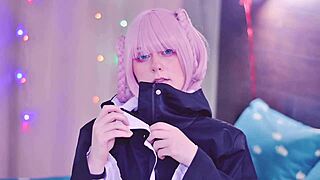 Nazuna's Tight Pussy Cums With Vibrator