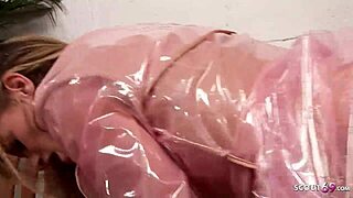 Big boobs milf Paige Ashley strips, but fuck without naked in rainy clothed sexe, cfnm encounter