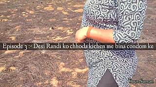 So, in episode 3, Desi Randi got banged hard without a condom in a close-up doggystyle scene.