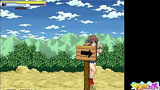 Fist Fucks Big Tits In Hentai Game