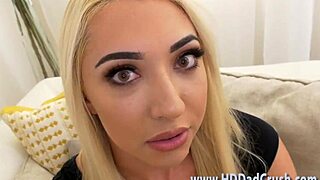 Stepdaughter Gets Naughty in Taboo POV Sex with Blonde Babe! 😜