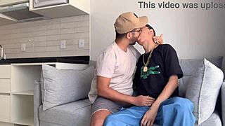 Young Guy Gives Dick to Godfather as Bisexual Gift