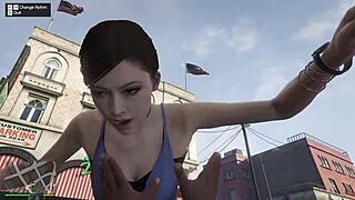 Ada Wong Hooker in GTA V Part 2 Seduces with Skills