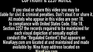 horny thick nina kayy gives handjob, blowjob, deepthroat to big black cock in doggystyle and cowgirl