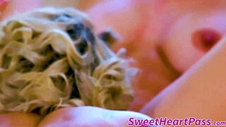 Bound lesbian milf succumbs to pussy licking