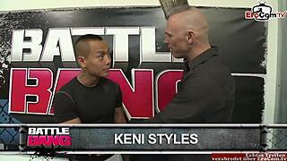 After the competition, a busty brunette slut dives into intense analsex