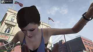 Ada Wong Hooker in GTA V Part 2 Seduces with Skills