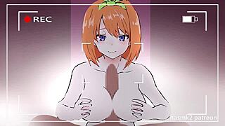 給四葉乳交最後射進她的嘴裡喔