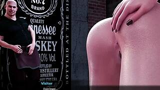 Fashion Business 15 - Monica’s Footjob Rubbing Big Cock in 3D