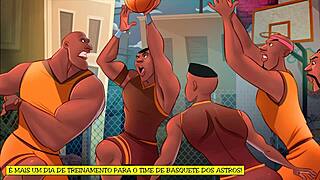 the basketball players had an orgy in the locker room after training