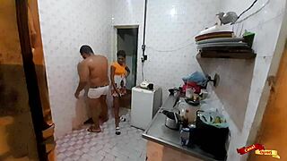 Teen 18+ Gets Anal in Kitchen with Stepdad