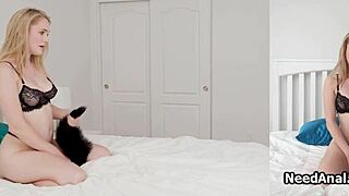 Room Mates Role Playing Turns To Deep Anal Hammering with Monster Cock