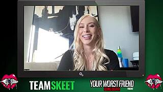 Kay lovely shares behind the scenes christmas interview for team skeet lovely time of year