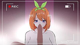 給四葉乳交最後射進她的嘴裡喔