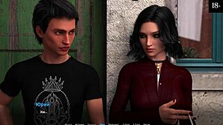 I played through the rock star game, fucking the anime whore with a monster cock.