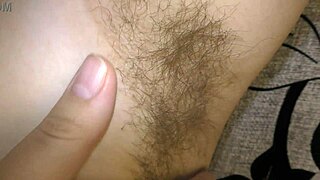 Chubby Milf Shows Hairy Pussy and HAIRY ARMPITS in CLOSE-UP View for Cheating Thrills