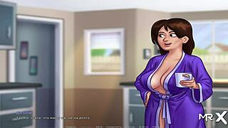 Feeling the big cucumber deep inside in Summertime Saga episode 14