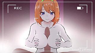 給四葉乳交最後射進她的嘴裡喔