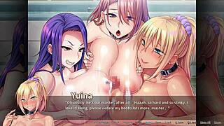 This anime babe's big tits get fucked hard in Gyaru GB episode 9