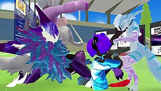 Chilling with gay vr hoes in virtual reality 😏