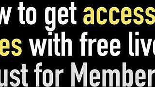 Hey, wanna watch maid Charlee Chase clean cock and wipe cum off her abs?