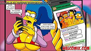Wow! Margy's Revenge on Cheating Husband with Multiple Men in Simpsons!