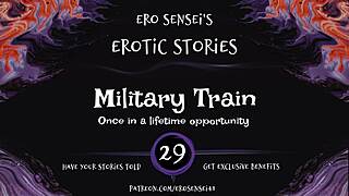 Military train ride for women: Erotic audio experience