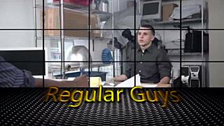 Russian Stud Deep Throats Casting Director's Big Black Cock