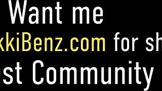 busty canadian nikki benz and shyla stylez kiss and finger their pussies