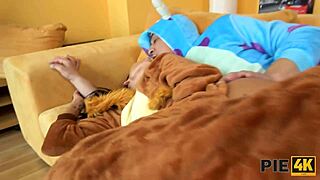 Pie4K: Are PJs hiding wild Czech teen pussy parties with creampies?