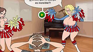 Busty Family Cheer Squad 1: Wild Action en Español?